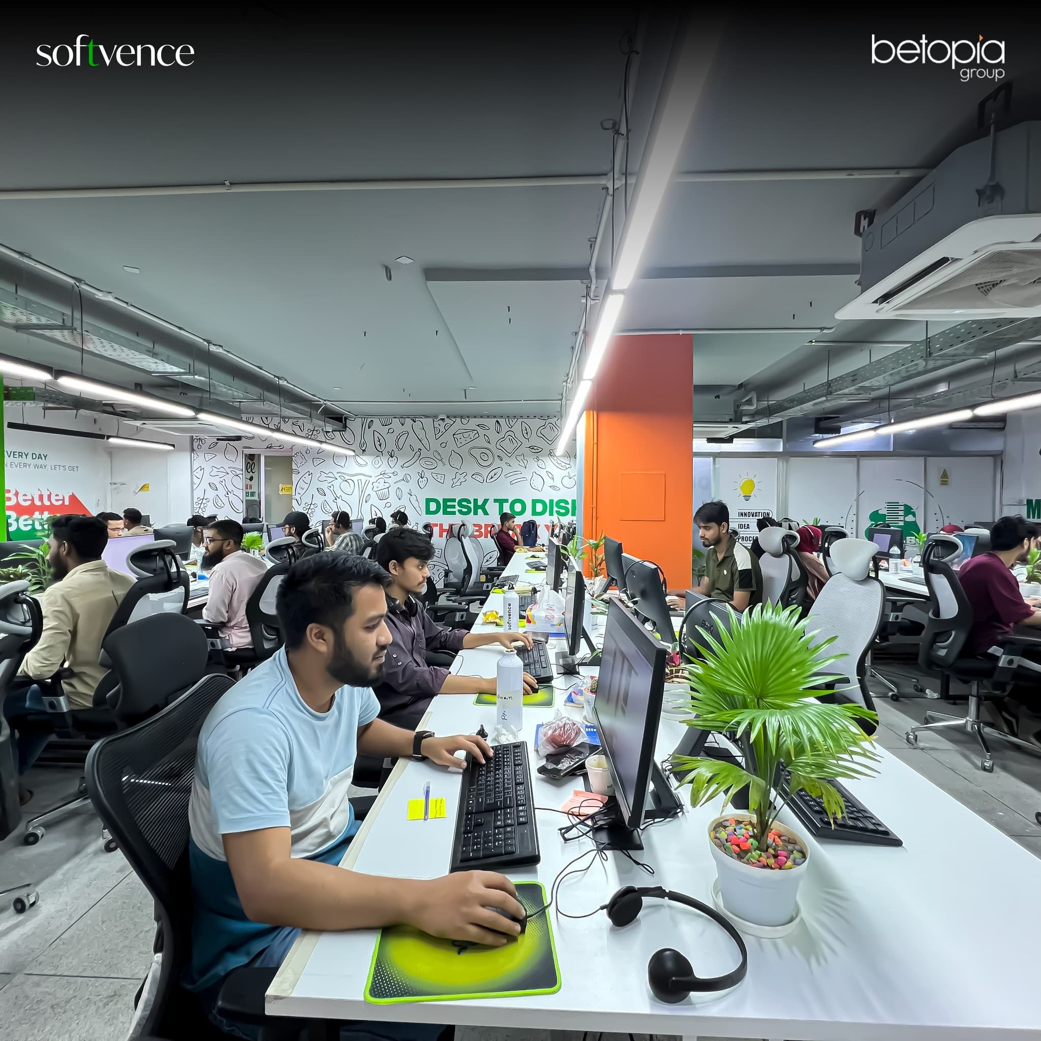 Betopia Limited team augmentation services with developers collaborating in a modern workspace